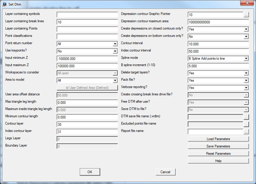 BatchContourDTMParam